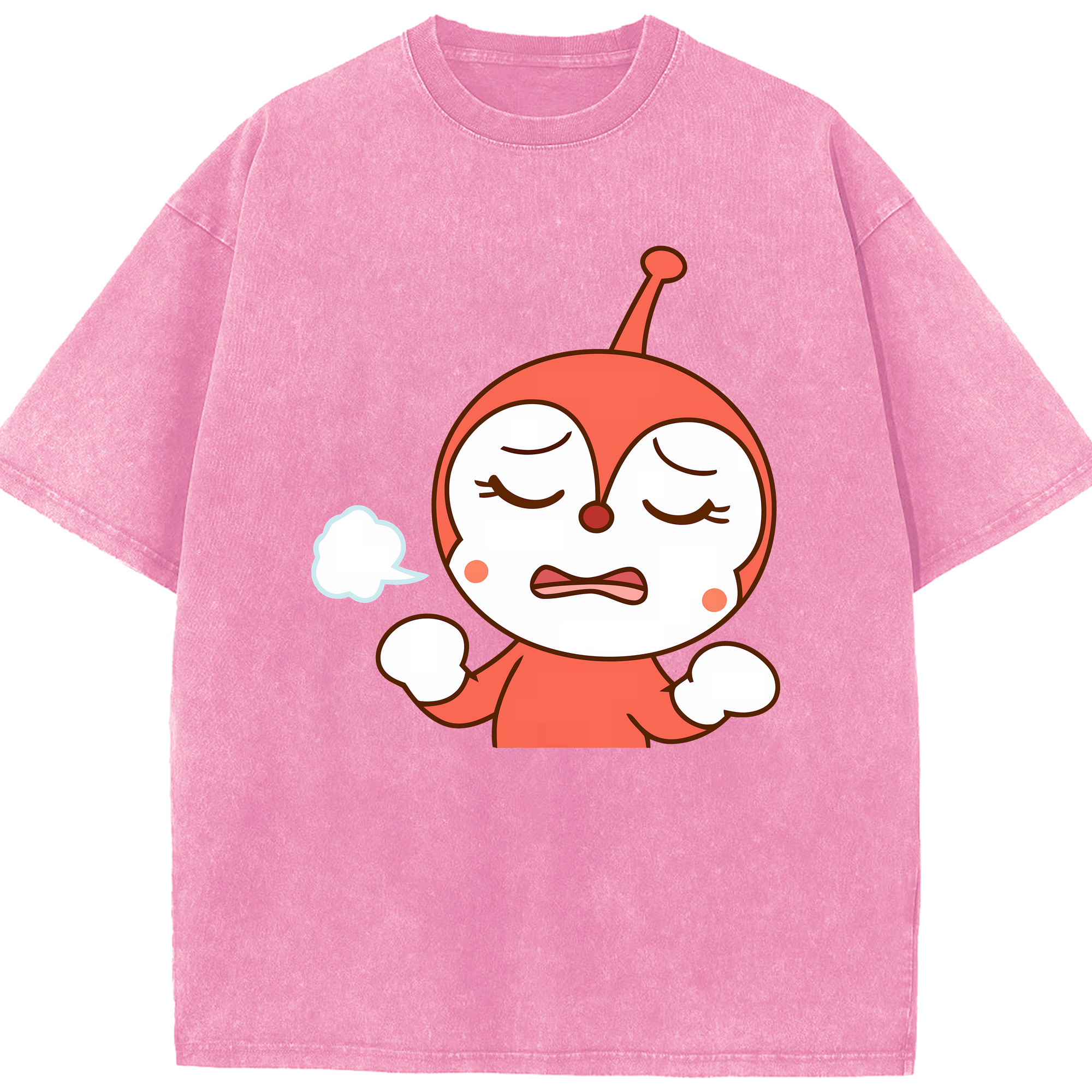 （画像用） アンパンマン Anpanman 綿100% ヴィンテージ風 半袖Tシャツ（フロントプリント）